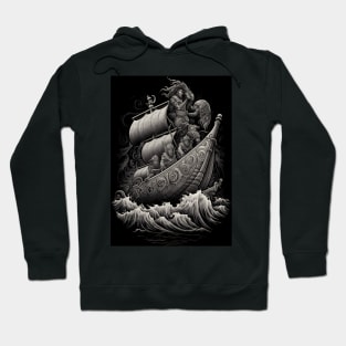 Viking Longboat 03 Hoodie